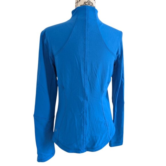 Lululemon Forme Jacket *Brushed Beaming Blue Rel: 11/2012 Thumbholes Women's 8 - Picture 4 of 14